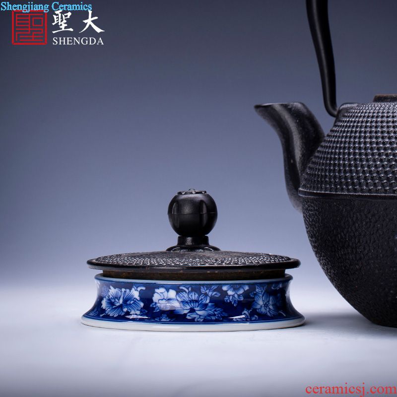 Holy big teapot hand-painted ceramic kung fu agate red fish like teapot alone single pot all hand of jingdezhen tea service