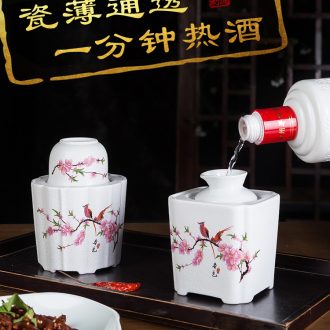 Tin box wooden violet arenaceous caddy ceramic glass tea set small portable pu 'er tea gift box sealed storage POTS