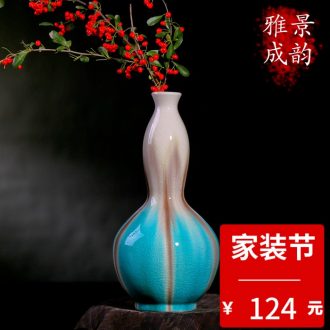 Jingdezhen ceramics European fashionable sitting room furnishing articles contracted and contemporary crafts table vase decoration decoration