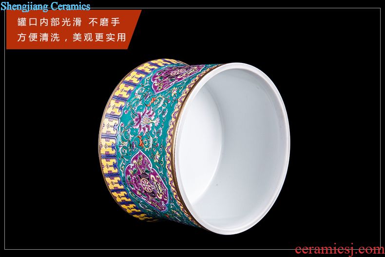 Jingdezhen ceramic blue and white porcelain cup tea accessories kung fu tea wash wash the writing brush washer large tea furnishing articles