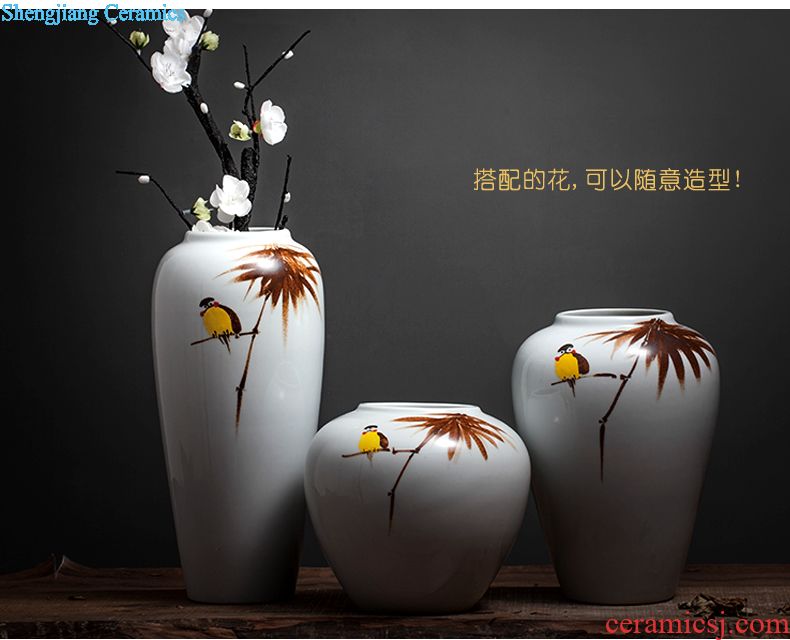 Jingdezhen ceramic Chinese vase furnishing articles furnishing articles household supplies creative table sitting room adornment is placed
