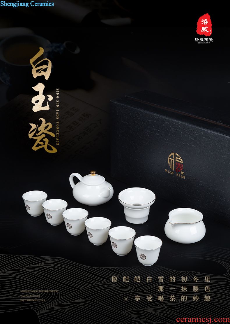 Blower, kung fu tea sets jingdezhen ceramic tea set home office make tea, Chinese teapot teacup set