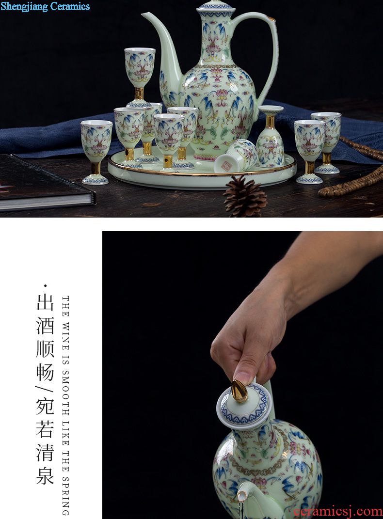 The dishes suit under the household contracted jingdezhen ceramic glaze color pure white bone porcelain tableware creative dishes gift box in the kitchen