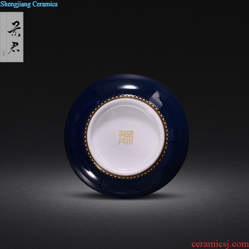 Collection level copy su fu qing qianlong drive jingdezhen kiln enamel colour corn poppy cups master cup single cup