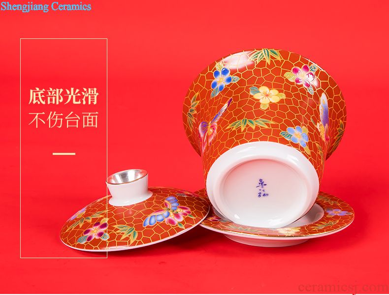 Jingdezhen blue and white porcelain dishes suit household glair bone porcelain tableware Chinese chopsticks dishes eat bread and butter