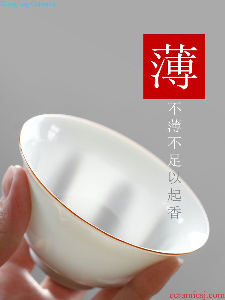 Drink to xi deer white porcelain ceramic creative tea strainer) tea filters make tea tea accessories furnishing articles artifact