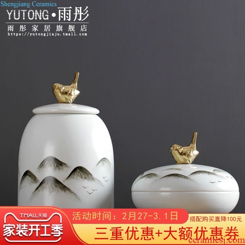 High temperature manual thick continental six edge stool jingdezhen ceramic stool gold-plated hand-painted dressing change stool drum shoe block