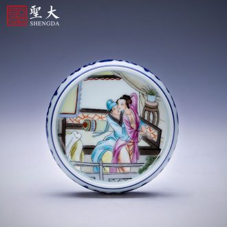 The big ceramic curios Colored enamel paint James t. c. na was published grain cup group master cup of jingdezhen tea service kung fu tea cups