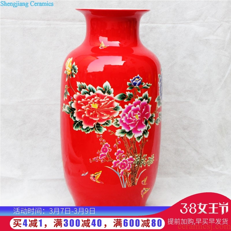 E067 jingdezhen ceramics of large vases, antique hotel decorations guest-greeting pine home sitting room big furnishing articles