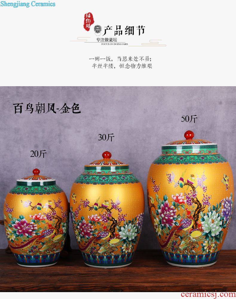 Jingdezhen ceramic hand-painted Japanese hot temperature wine pot clear wine set 6 piece warm wine hip suit can bring gift boxes