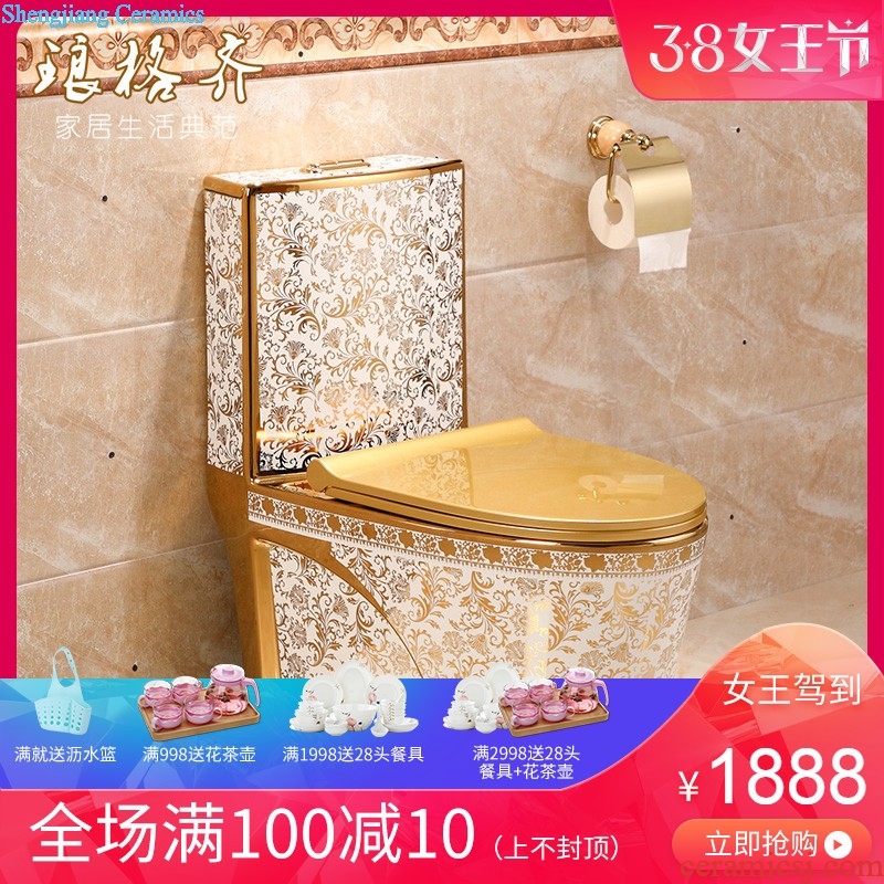 Household ceramic toilet pit from 305 400 against the stench, small family siphon toilet toilet implement