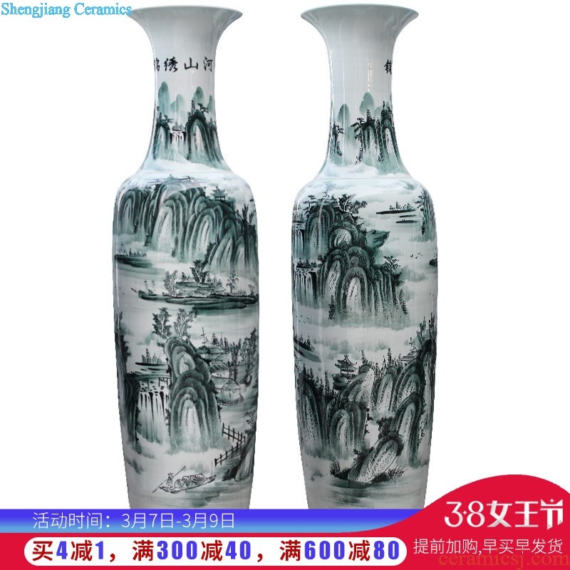 Sf67 jingdezhen ceramics fuels the sitting room of large vase peony modern wedding large sitting room adornment