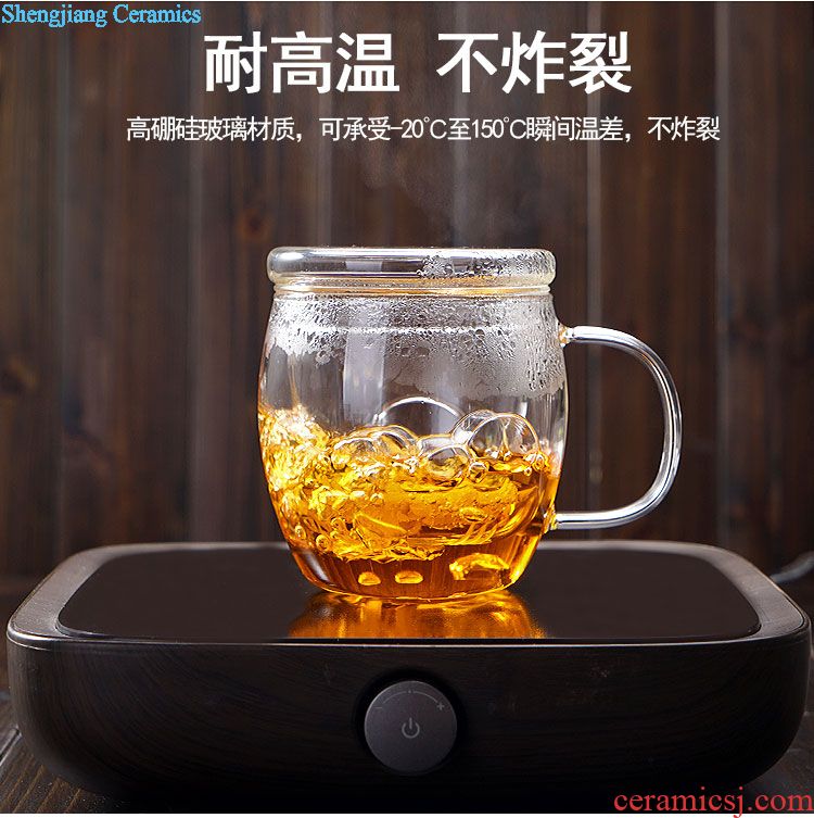 Are young ceramic bread seven pu 'er tea box wake receives coarse pottery large tea tea tea urn storehouse box of tins