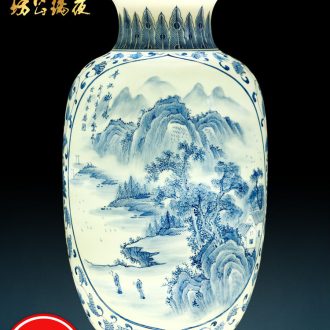 Jingdezhen ceramics hand-painted years more vases, flower arranging place to live in the sitting room porch handicraft decoration
