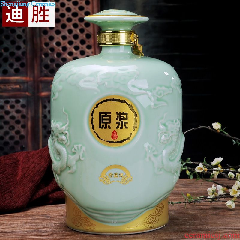 Jingdezhen is ceramic fountain water lotus sitting room humidifier furnishing articles waterscape feng shui wheel tank