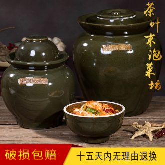 Ceramic ricer box meter box 20 jins home storage 15 pounds with cover porcelain face barrel barrel