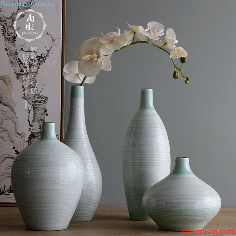 The rain tong home | ceramic creative modern adornment installs soft outfit furniture green glaze magpie bird furnishing articles