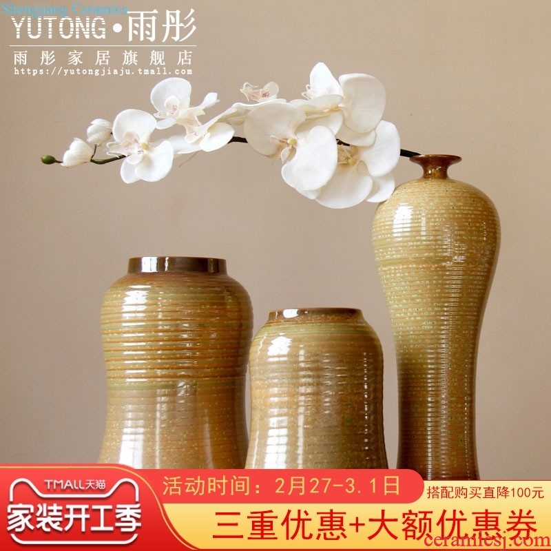 American country process hand-painted ceramic pot furnishing articles Home decoration home furnishing articles