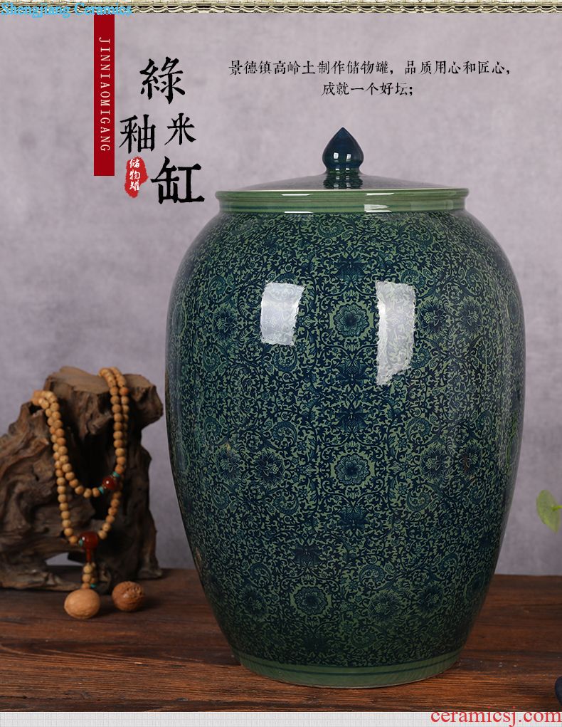 Jingdezhen ceramic wine liquor small yellow glass wine bottle suit home warm hip little gift