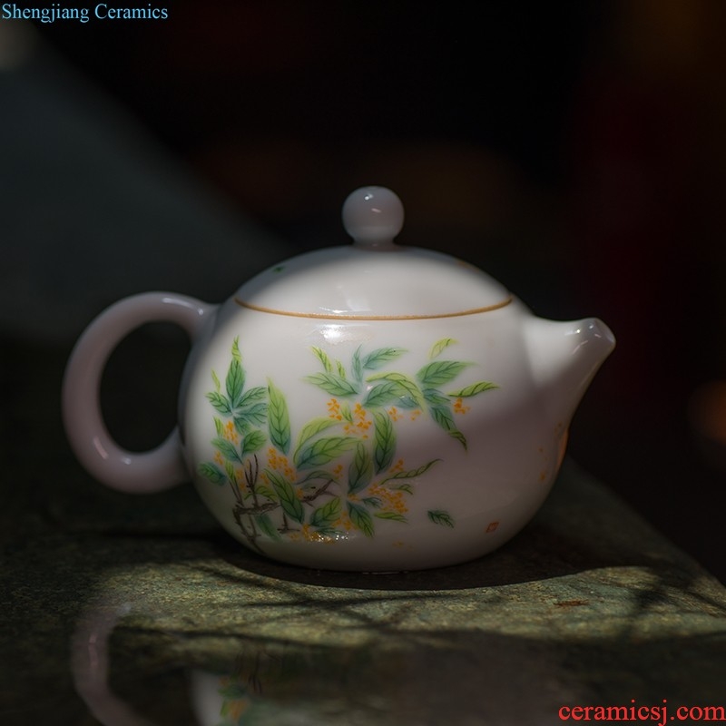 Lane in phnom penh jingdezhen ceramic fair mug kung fu tea tea sea portion evenly cup of tea, tea accessories