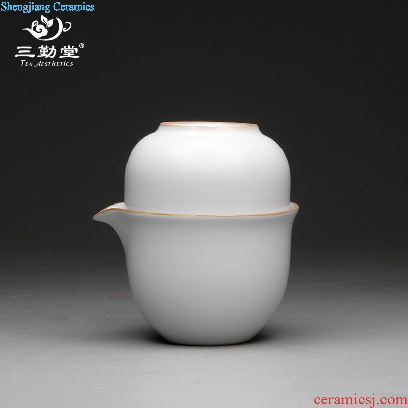 Kung fu tea cup three frequently hall jingdezhen ceramic sample tea cup hand-painted twelve flora cup tea set S42011