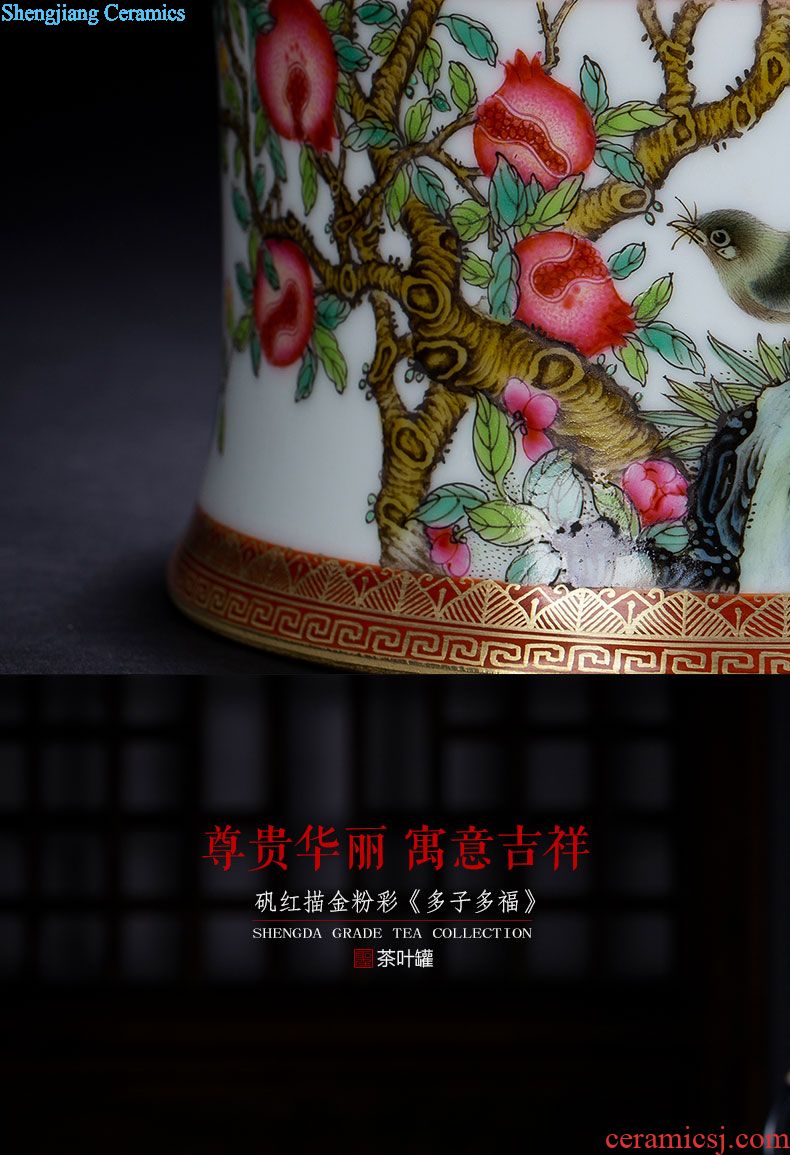 Holy big buy blue and white bamboo stone GaiWanCha hand-painted ceramic cover lid all hand jingdezhen kung fu tea accessories