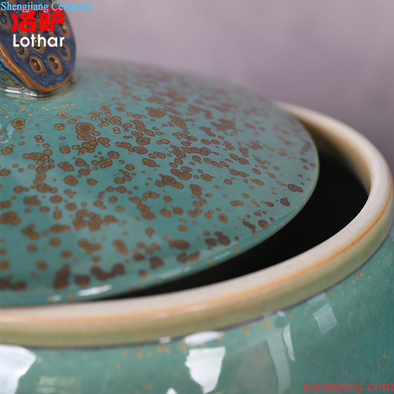 Jingdezhen ceramic jar 10 jins 20 jins 30 jins 50 kg store it liquor brewing wine cask pot