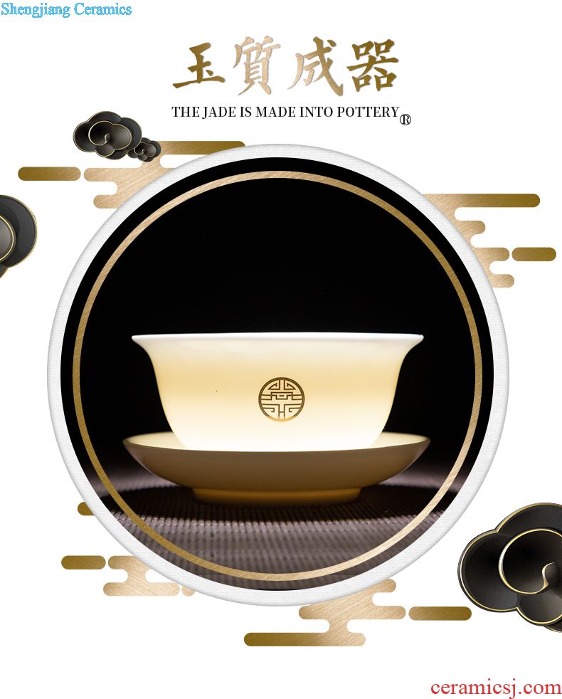 Jingdezhen ceramic tea pot seal POTS trumpet tea urn tea, green tea in the tea pot storage tanks