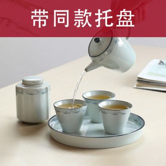 Drink to Japanese ando style elegant all handmade ceramic fair mug contracted and a cup of tea sea kung fu tea cup