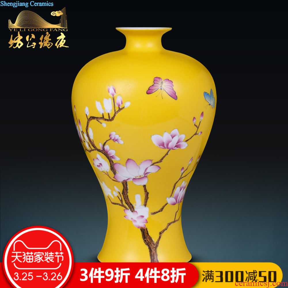 Jingdezhen ceramics furnishing articles every year more than lucky bamboo vase household of Chinese style flower arrangement sitting room adornment ornament