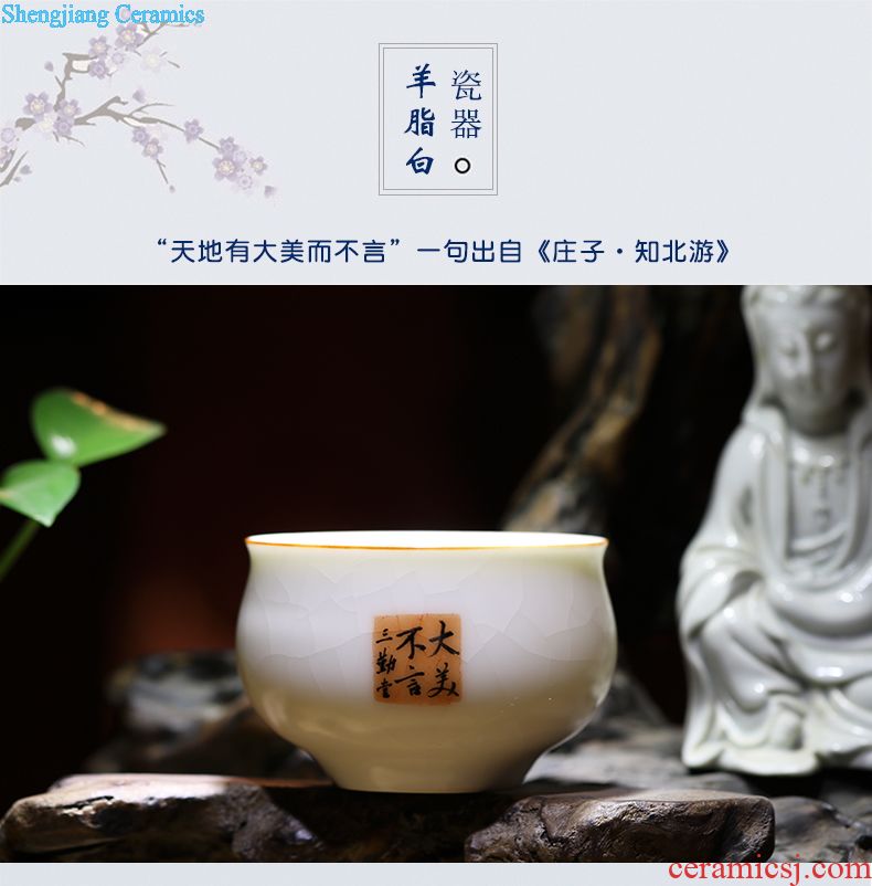 Your kiln hand grasp three frequently hall pot of jingdezhen ceramic tea set on the teapot S24020 can raise from the single pot