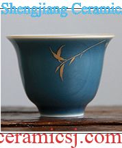 Three frequently hall your kiln tureen Jingdezhen ceramic kung fu tea set three bowl of tea only small bowl S14006