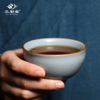 Three frequently hall your kiln teapot Jingdezhen ceramic kung fu tea tea, household filter S24012 pumpkin pot