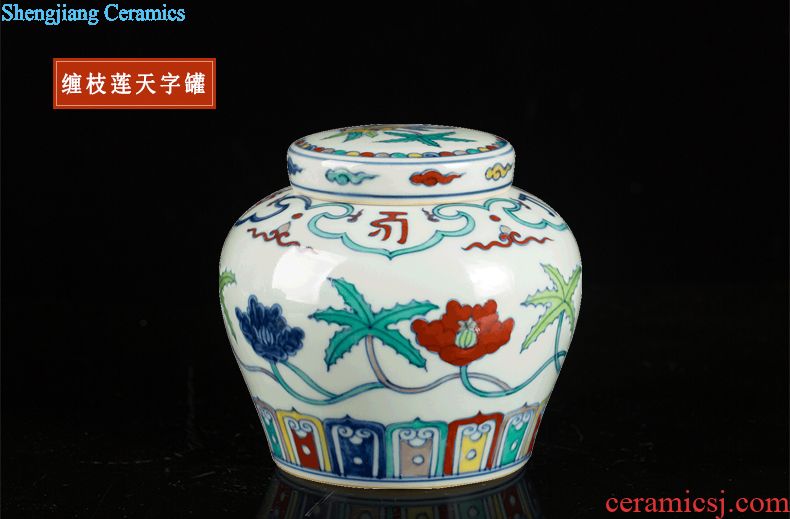 Blue and white porcelain of jingdezhen ceramics hand-painted plum flower tea pot home sitting room adornment teahouse tea pot furnishing articles