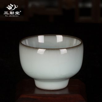 3 attendance hall kiln dry plate of small tea table of jingdezhen ceramic pot pot sheng falbala tea accessories S72037