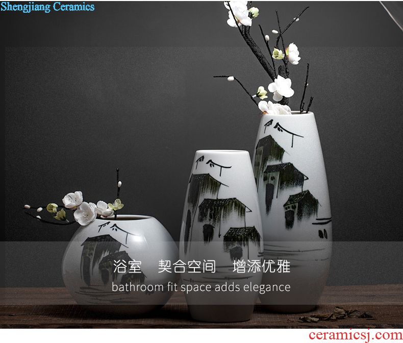 Jingdezhen ceramic creative new Chinese style table vase household flower arranging flowers sitting room adornment porcelain furnishing articles