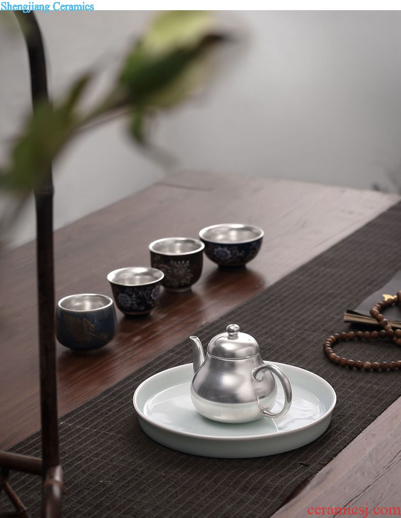 Drink to hand-painted blue and white porcelain teapot household ceramics filter tea sets tea ware large tea pot