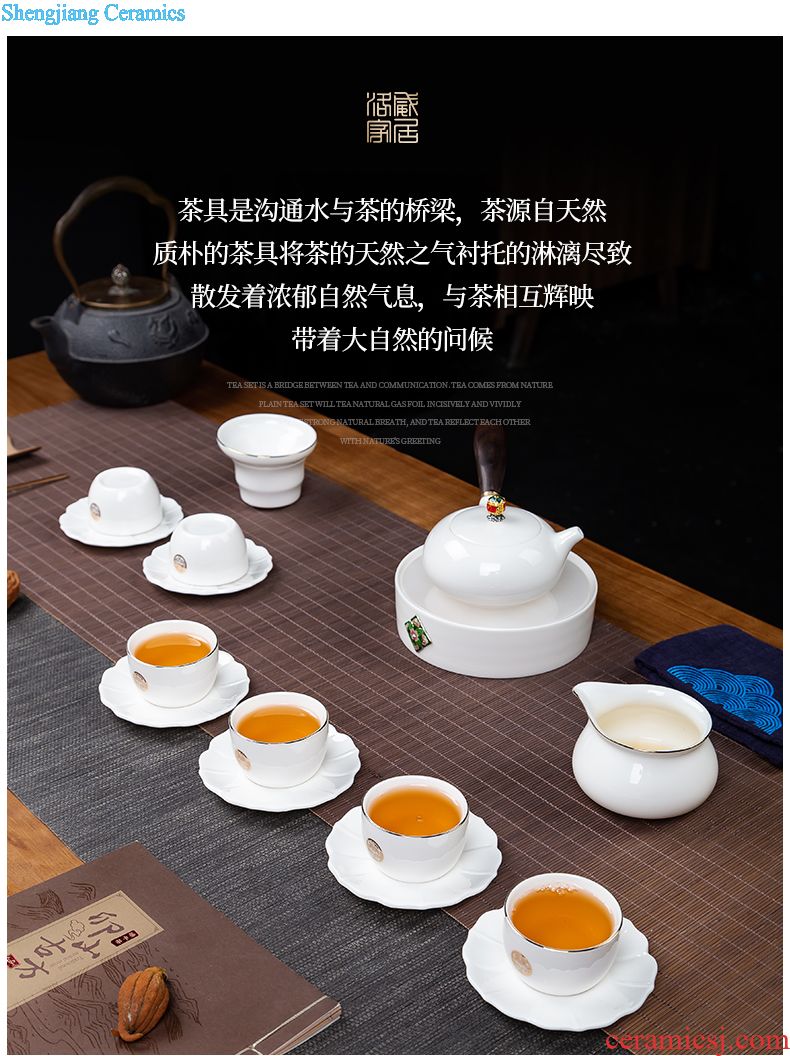 Jingdezhen porcelain bowls tableware suit household ceramic bowl dish bowl chopsticks combination of high-grade bone porcelain bowls dish suits