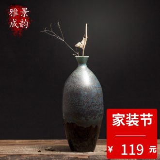 New Chinese style living room porch flower vase porcelain of jingdezhen ceramics home TV ark adornment furnishing articles