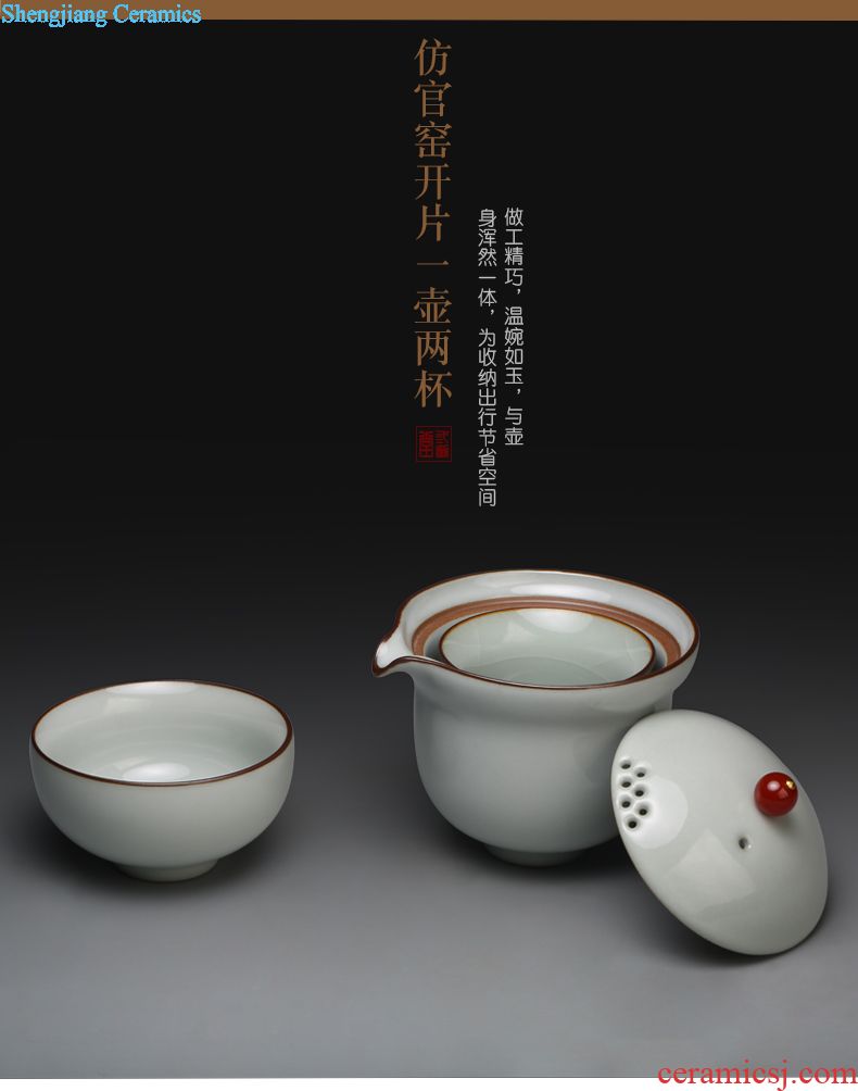 Three frequently hall tureen tea bowl Jingdezhen kung fu tea set hand-painted pastel large only three bowl of ceramic cup