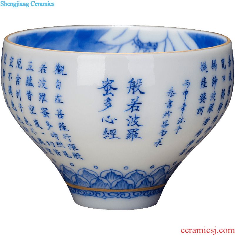 Santa fe powder enamel paint sun wukong big heaven for a cup of jingdezhen ceramic cups boutique hand-painted master cup