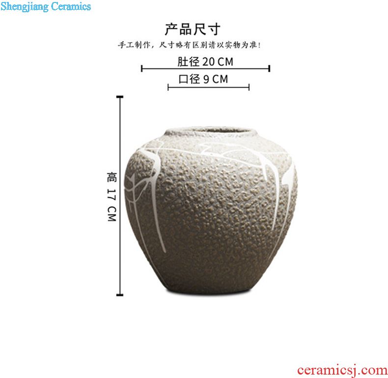 Jingdezhen ceramic vases, arts and crafts porcelain table sitting room decoration vase of new Chinese style household act the role ofing is tasted furnishing articles