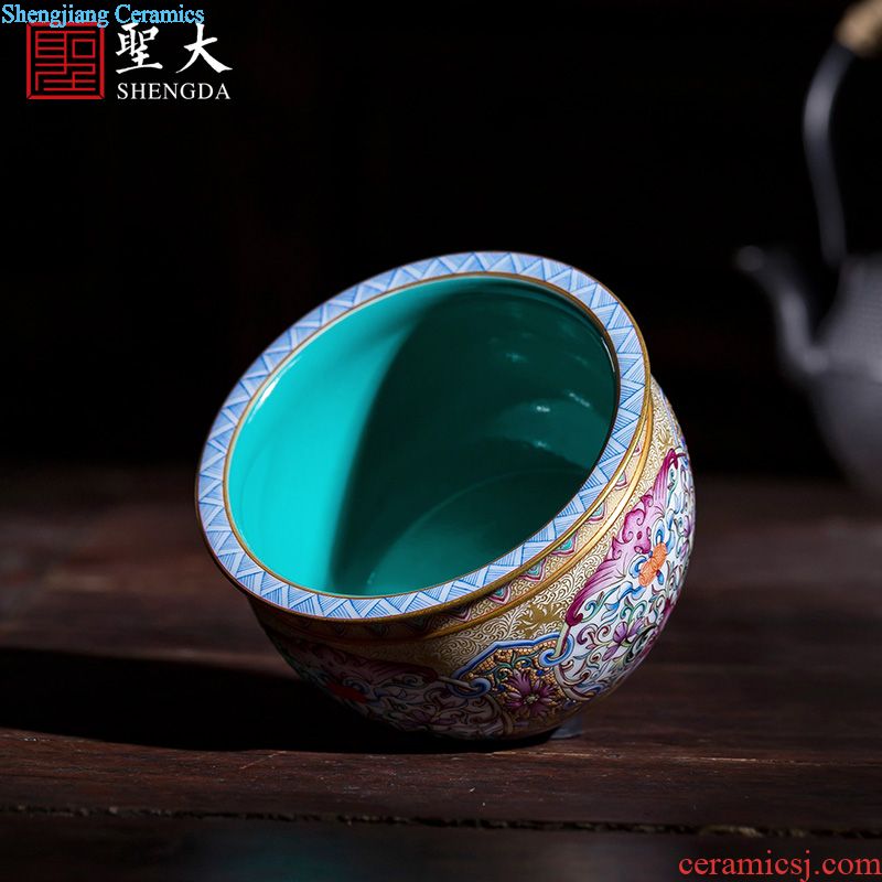 St large blue and white bek owner teacups hand-painted ceramic kungfu cup sample tea cup single cups of jingdezhen tea service