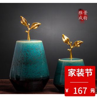 Jingdezhen blue and white landscape ceramic vase furnishing articles household act the role ofing is tasted the sitting room porch TV ark adornment porcelain