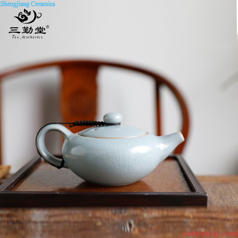 Three frequently hall your kiln cups Jingdezhen S44025 kung fu tea master cup single cup sample tea cup of black tea cup