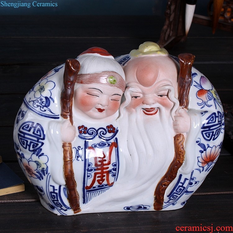 General ceramic pot of new Chinese style household soft adornment TV ark place the sitting room porch example room decoration decoration