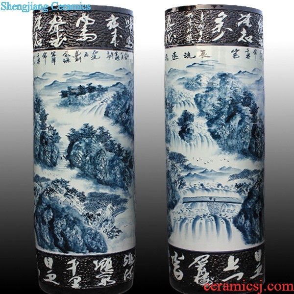 Sf47 jingdezhen ceramics of large vases, antique decoration splendor in the sitting room adornment furnishing articles of Chinese style