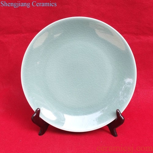 PLATE - 049 Jingdezhen ceramic hand-painted decorative plate pastel plate hang dish Picturesque scenery