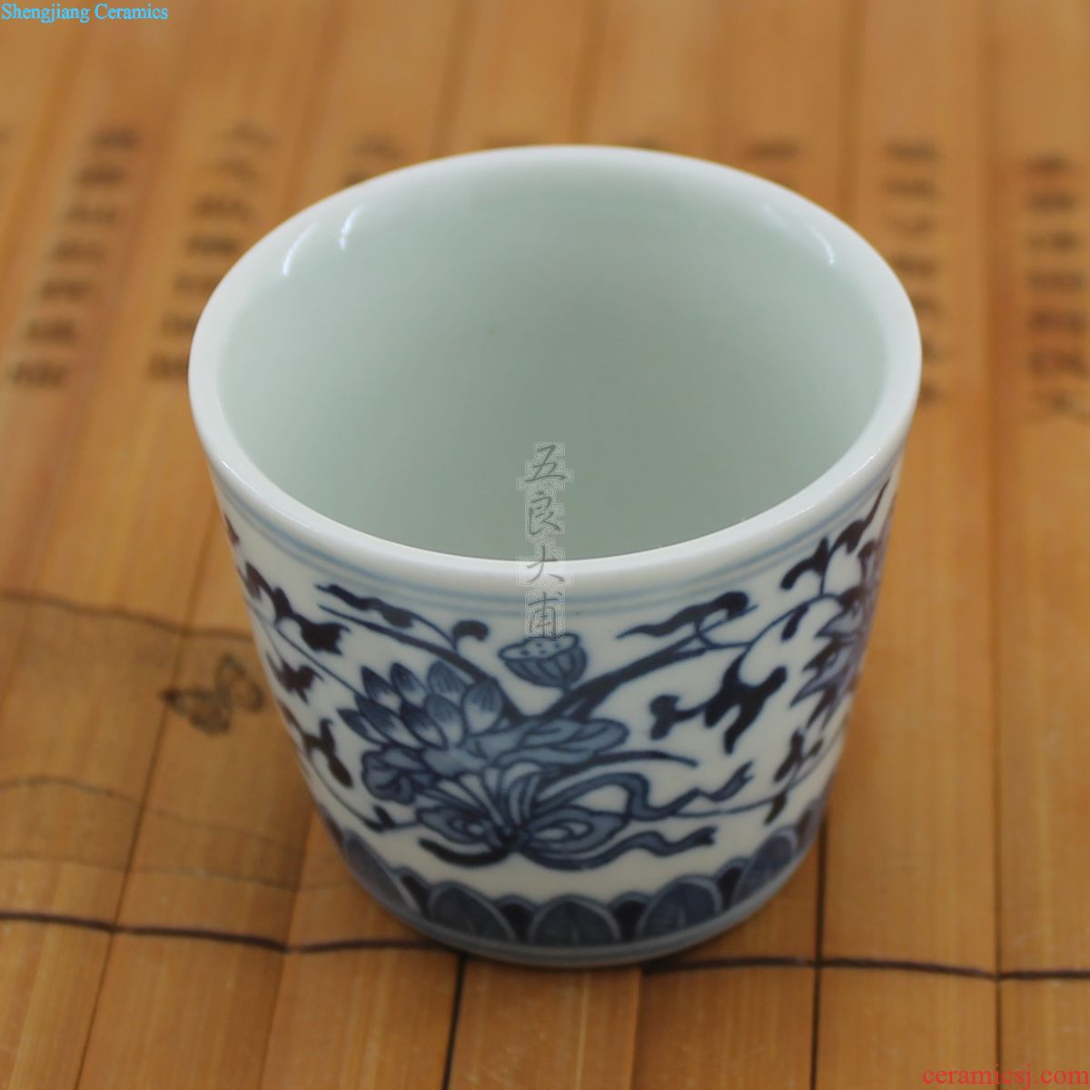 Jingdezhen ceramic jars home 20 jins 30 jins 50 it chivalrous man altar wine bottle of household ceramic seal pot