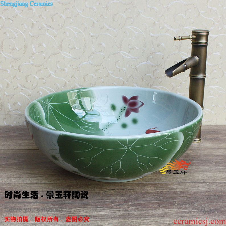 JingYuXuan ceramic art basin Shengshi blue and white Ceramic sanitary ware basin sinks hand basin